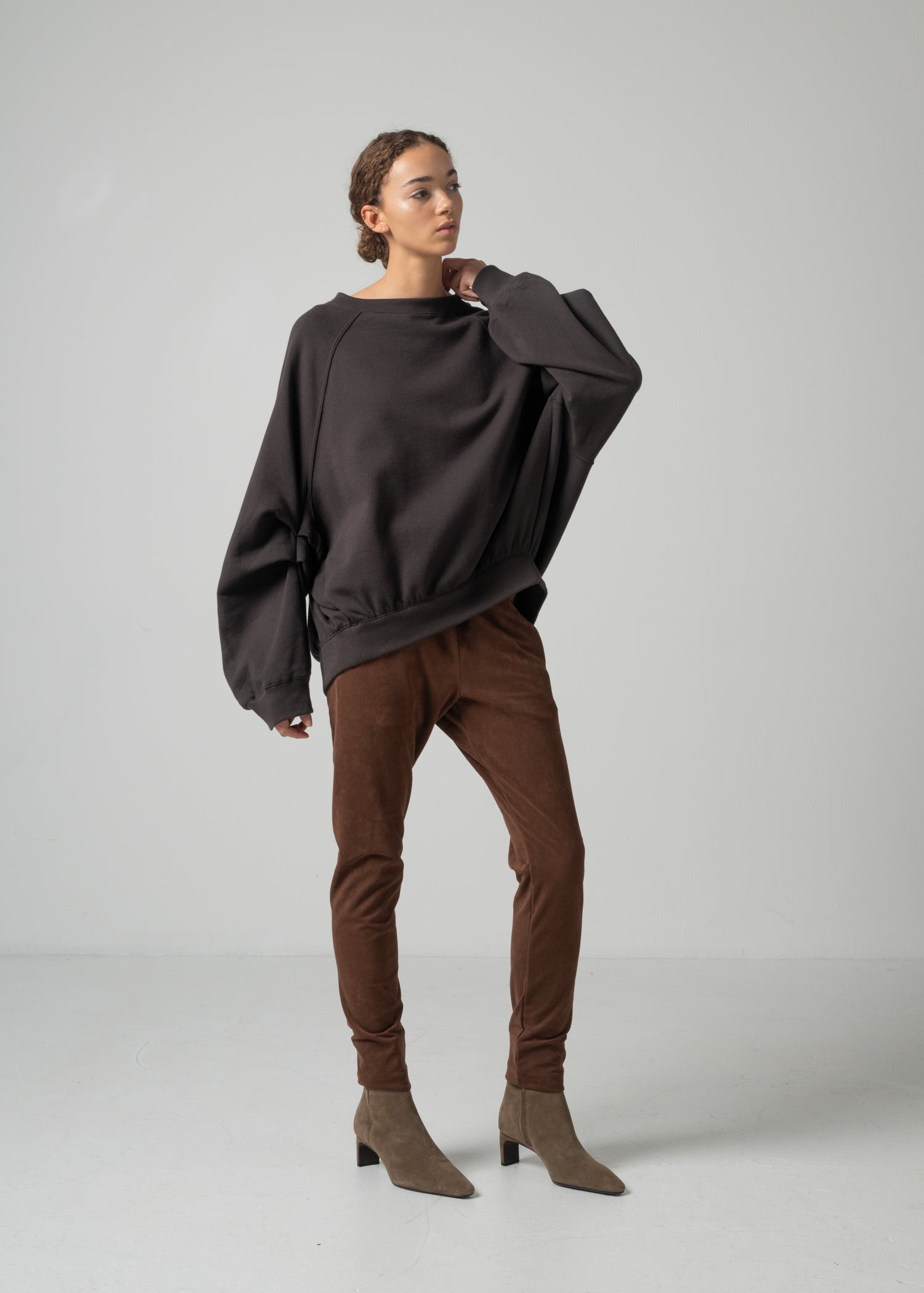 51 ELLY TROUSERS / TRICOT SUEDE - C15