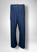 20 KASSIDY DOUBLE TUCK TROUSERS / VINTGE DENIM JERSEY - C11