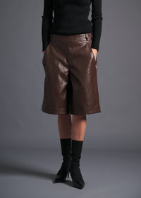 20 MAYA CULOTTES / VINTAGE-LOOK ITALIAN VEGAN LEATHER - C13