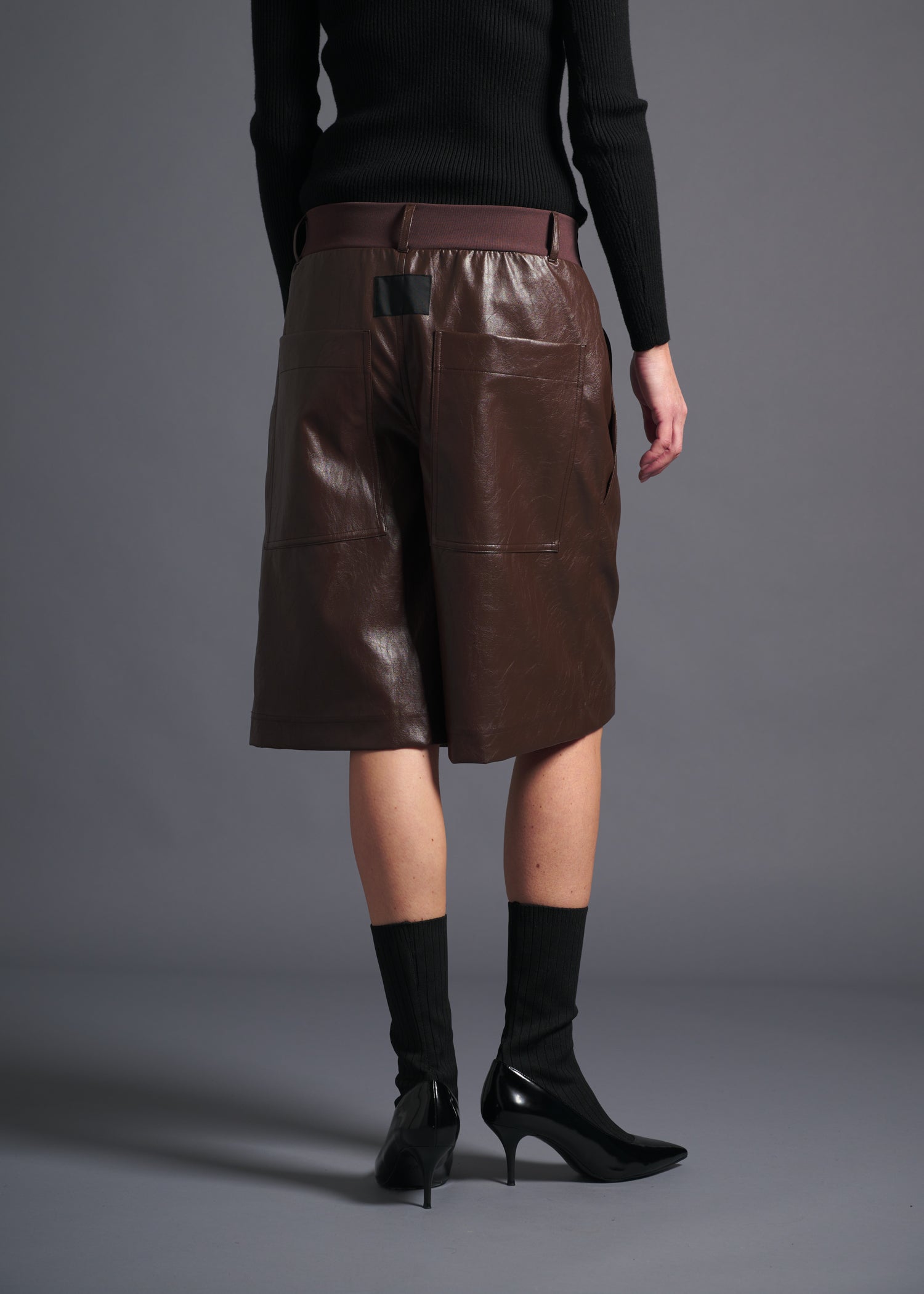 20 MAYA CULOTTES / VINTAGE-LOOK ITALIAN VEGAN LEATHER - C13