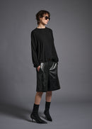 20 MAYA CULOTTES / VINTAGE-LOOK ITALIAN VEGAN LEATHER - C13