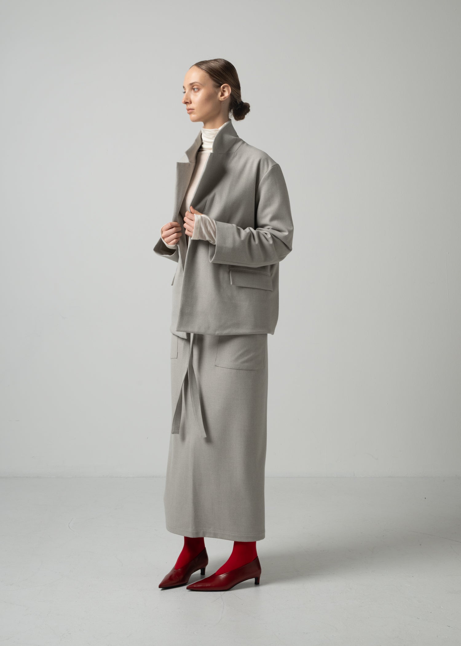 20 OWEN TAILORED JACKET / SOFT FLANNEL SUITING - C15
