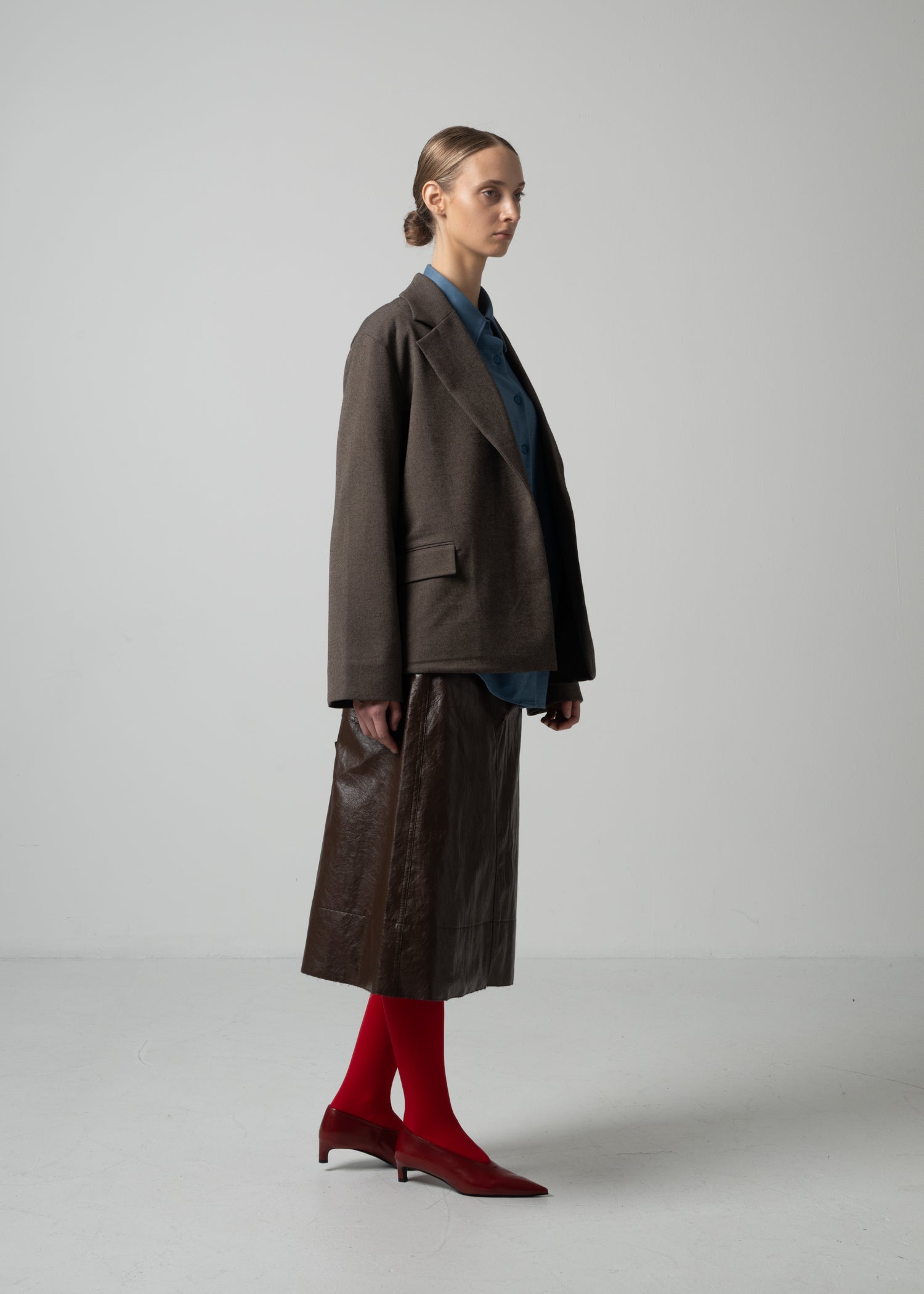 20 OWEN TAILORED JACKET / SOFT FLANNEL SUITING - C15
