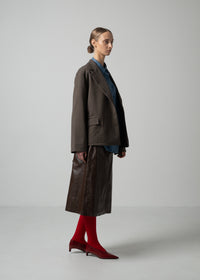 20 OWEN TAILORED JACKET / SOFT FLANNEL SUITING - C15