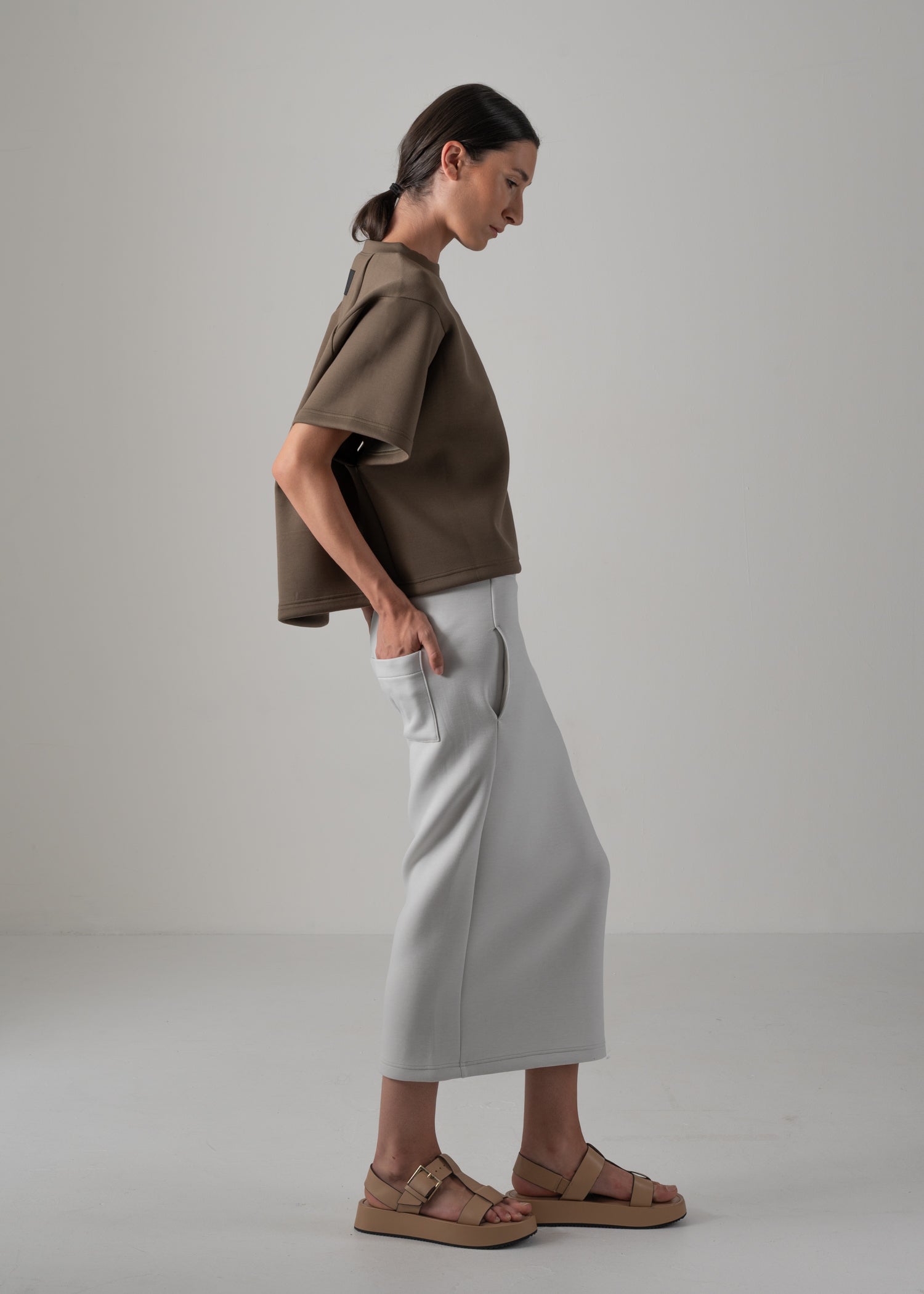 21 JEMMA T SHIRT / COCOON JERSEY - C14