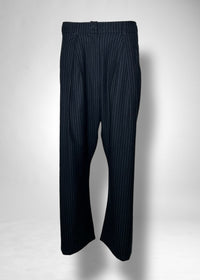 23 KASSIDY DOUBLE TUCK TROUSERS / CHALK STRIPE - C11