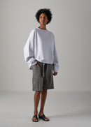23 KAYA TUCKED HEM TOP / COTTON HIGH GUAGE TERRY - C14