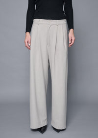 23 LUCY BAGGY TROUSERS / SOFT FLANNEL SUITING - C15