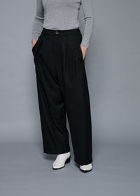 23 LUCY BAGGY TROUSERS / SOFT FLANNEL SUITING - C15