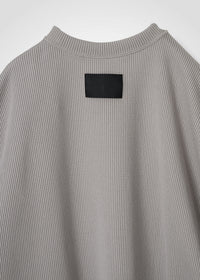 24 HELLEN PENTAGON TOP / HI-LO GAUGE KNIT-LIKE JERSEY - C14
