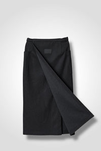 24 MIRANDA WRAP SKIRT / SOFT FLANNEL JERSEY - C13