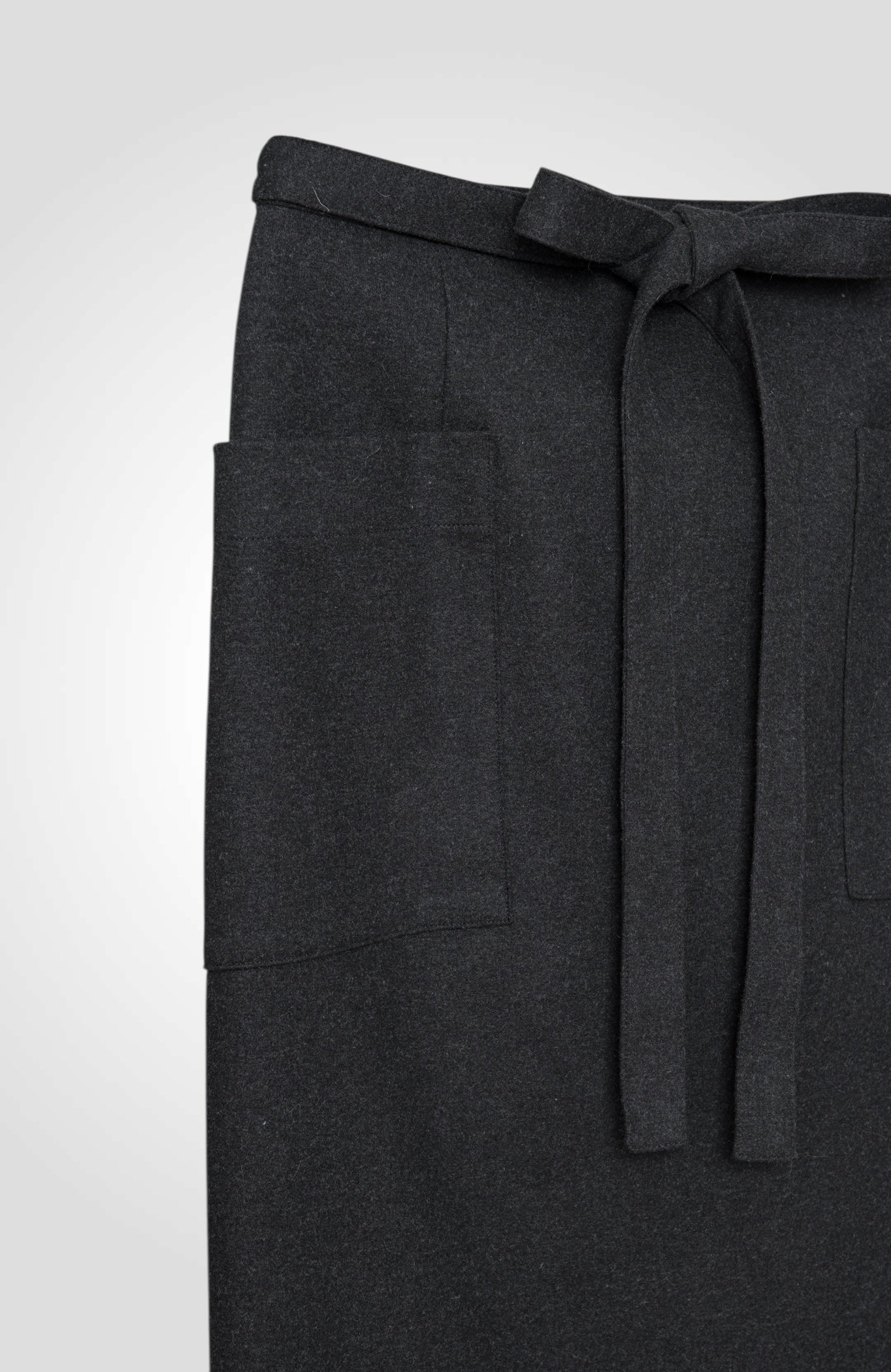 24 MIRANDA WRAP SKIRT / SOFT FLANNEL JERSEY - C13