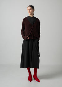 24 NADINE CARDIGAN / CASHMERE SILK SHEER JERSEY - C15
