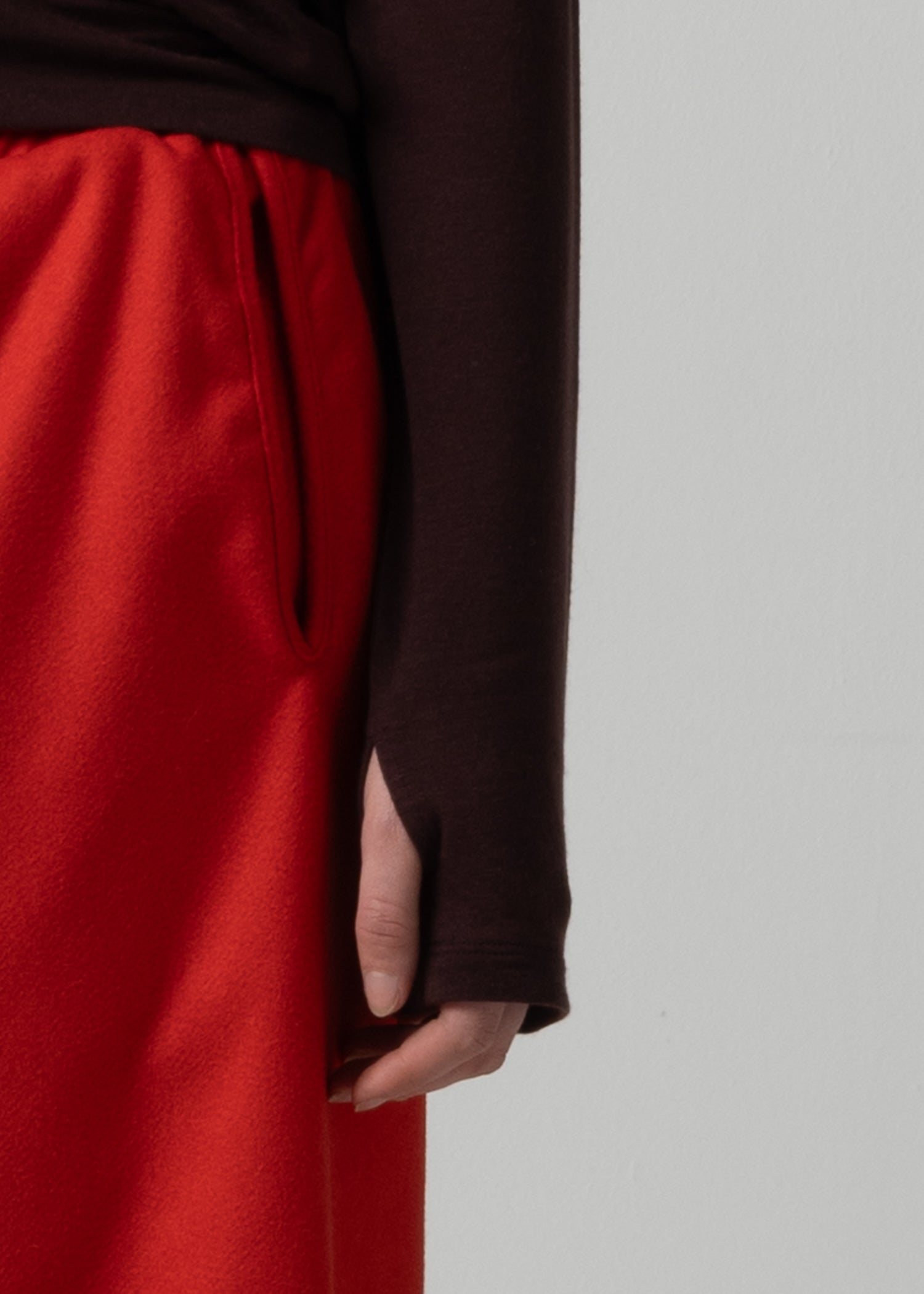 25 NIKA LONG SLEEVE TOP / CASHMERE SILK SHEER JERSEY - C15