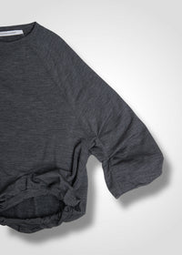 26 LILLY PUFFY TOP / NZ MERINO BRUSHED-BACK JERSEY - C13