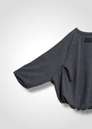 26 LILLY PUFFY TOP / NZ MERINO BRUSHED-BACK JERSEY - C13