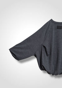 26 LILLY PUFFY TOP / NZ MERINO BRUSHED-BACK JERSEY - C13