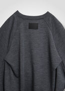 26 LILLY PUFFY TOP / NZ MERINO BRUSHED-BACK JERSEY - C13