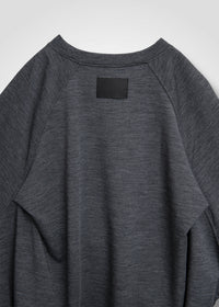 26 LILLY PUFFY TOP / NZ MERINO BRUSHED-BACK JERSEY - C13