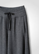 27 LAUREL PALAZZO TROUSERS / NZ MERINO BRUSHED-BACK JERSEY - C13