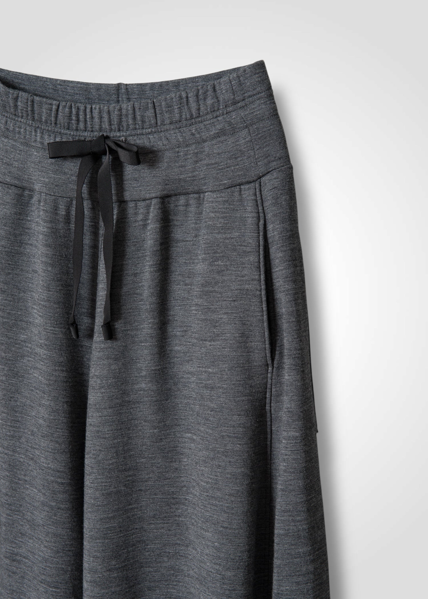 27 LAUREL PALAZZO TROUSERS / NZ MERINO BRUSHED-BACK JERSEY - C13