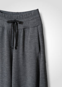 27 LAUREL PALAZZO TROUSERS / NZ MERINO BRUSHED-BACK JERSEY - C13