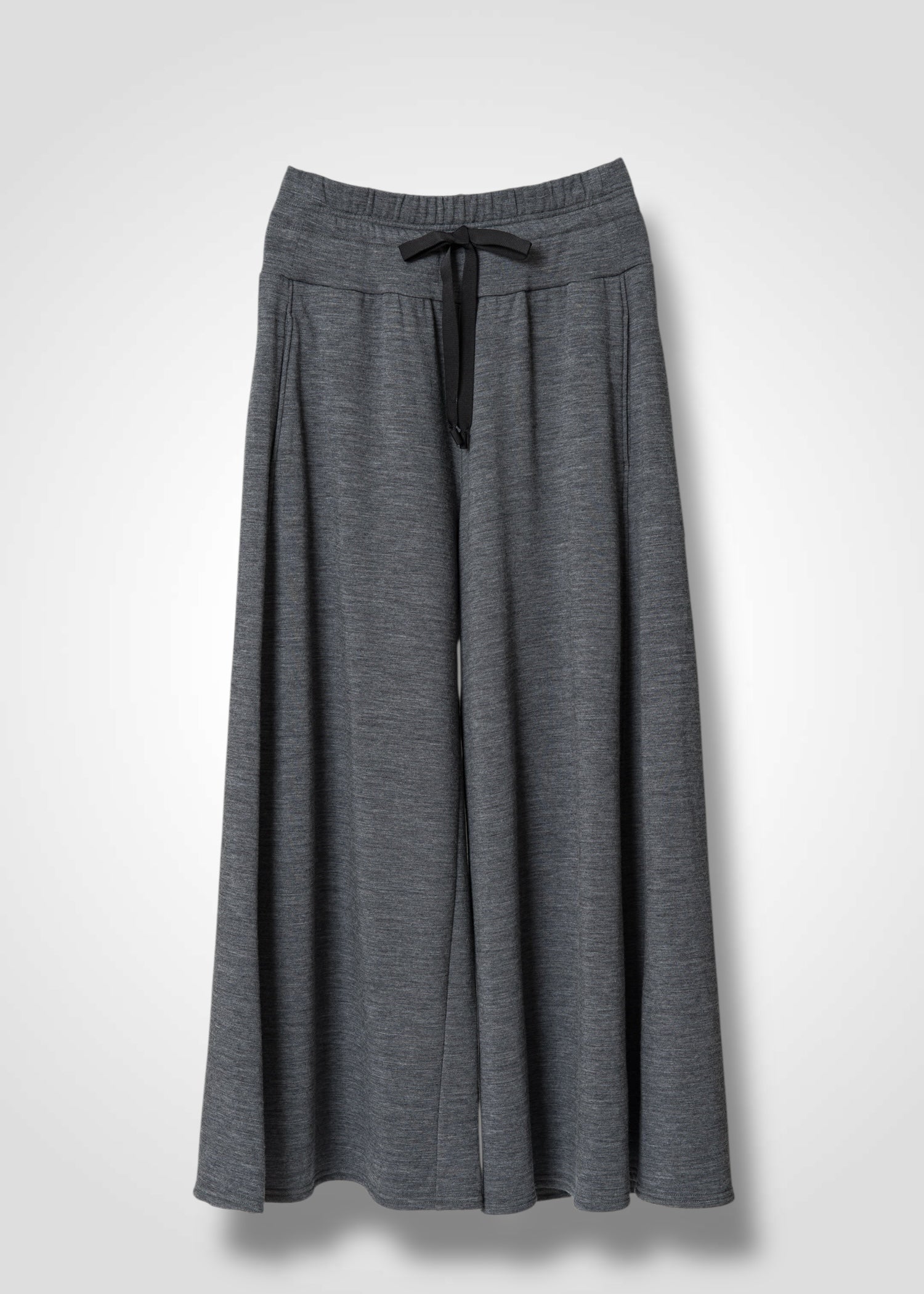 27 LAUREL PALAZZO TROUSERS / NZ MERINO BRUSHED-BACK JERSEY - C13