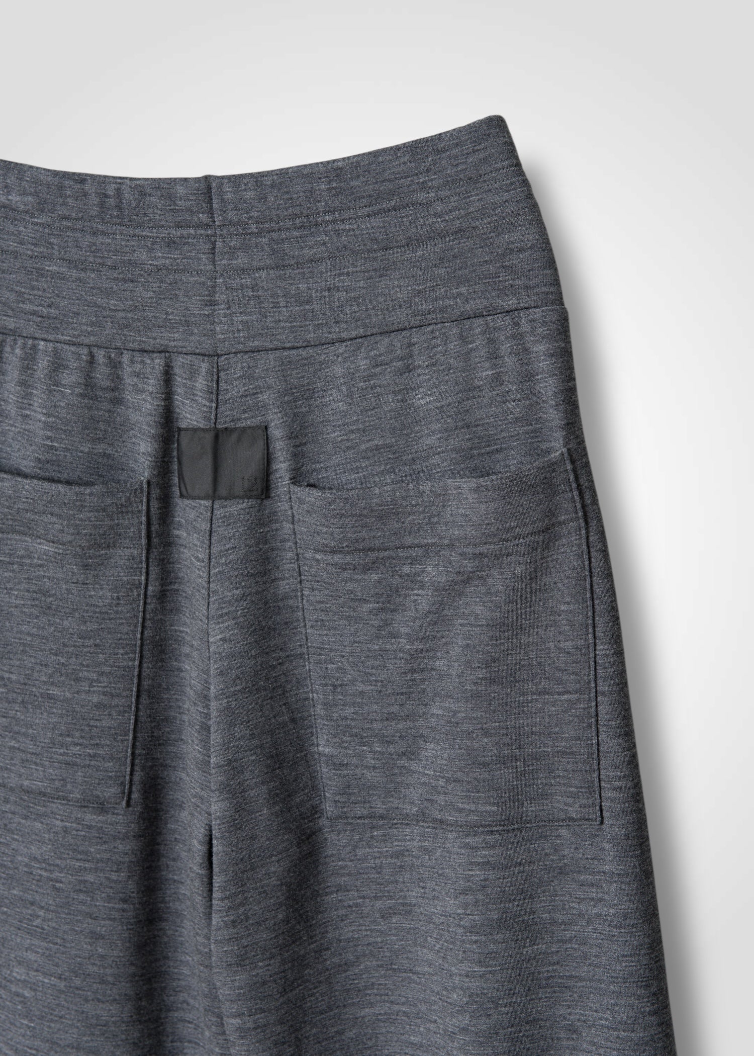 27 LAUREL PALAZZO TROUSERS / NZ MERINO BRUSHED-BACK JERSEY - C13