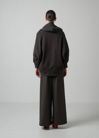 27 NICOLETTE BOLERO HOODY / COTTON WOOL BRUSHED TERRY - C15