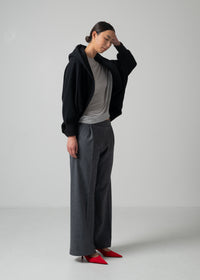 27 NICOLETTE BORERO HOODY / COTTON WOOL BRUSHED TERRY - C15