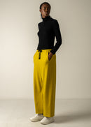 ALISON TROUSERS / WOOL MILLED JERSEY - C9