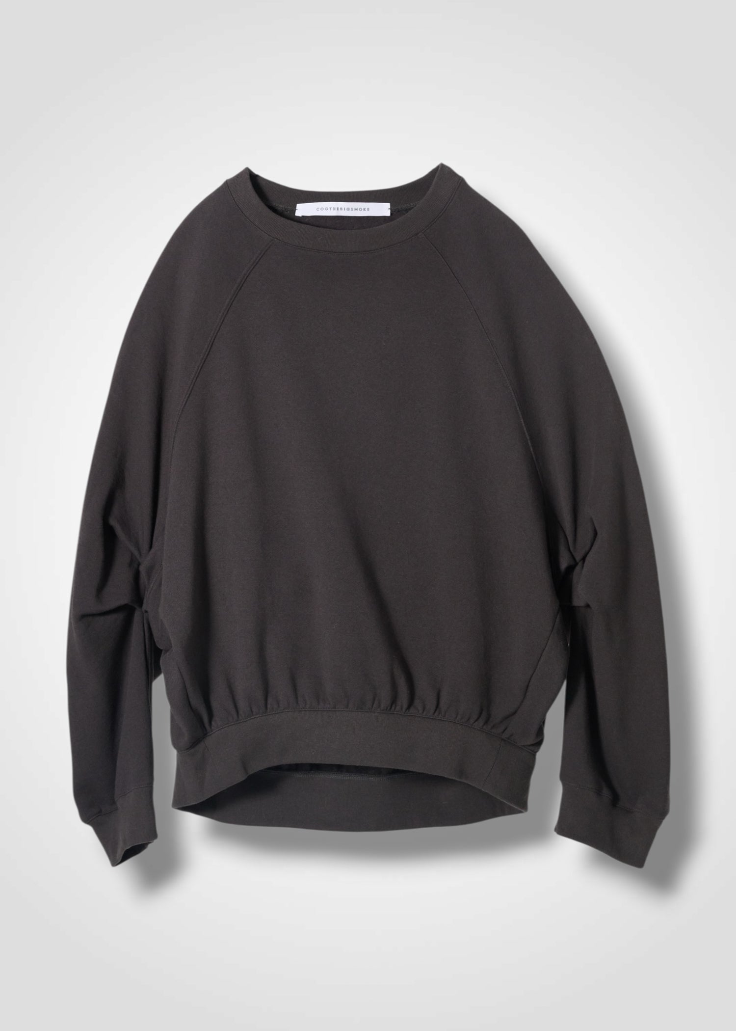 28 LEILA WIDE CUFF SWEATSHIRT / COTTON WOOL BRUSHED TERRY - C15