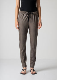 leggings, dk brown, vegan leather, cogthebigsmoke, one size fits all, sustainable fashion, less is more, made in Japan, quiet luxury, minimalist