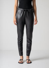 leggings, black, vegan leather, cogthebigsmoke, one size fits all, sustainable fashion, less is more, made in Japan, quiet luxury, minimalist