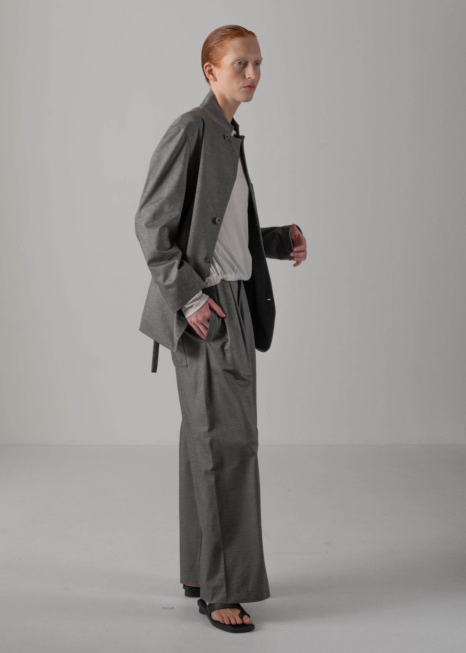 29 LUCY BAGGY TROUSERS / MOCRODY JERSEY - C14