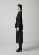 29 OLGA BAND COLLAR SHIRT / LUX TWILL STRETCH - C15