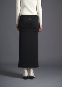 Straight pencil skirt, black, cogthebigsmoke, one size fits all, sustainable fashion, less is more, made in Japan, quiet luxury, minimalist