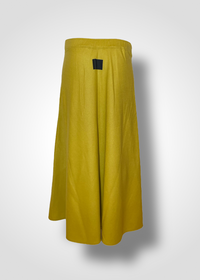 HALO SEMI-FLARE SKIRT / WOOL MILLED JERSEY - C9