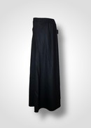 HALO SEMI-FLARE SKIRT / WOOL MILLED JERSEY - C9