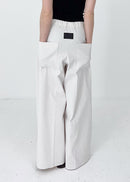 31 GENEVA WIDE-LEG TROUSERS / TEXBRID OXFORD - C10