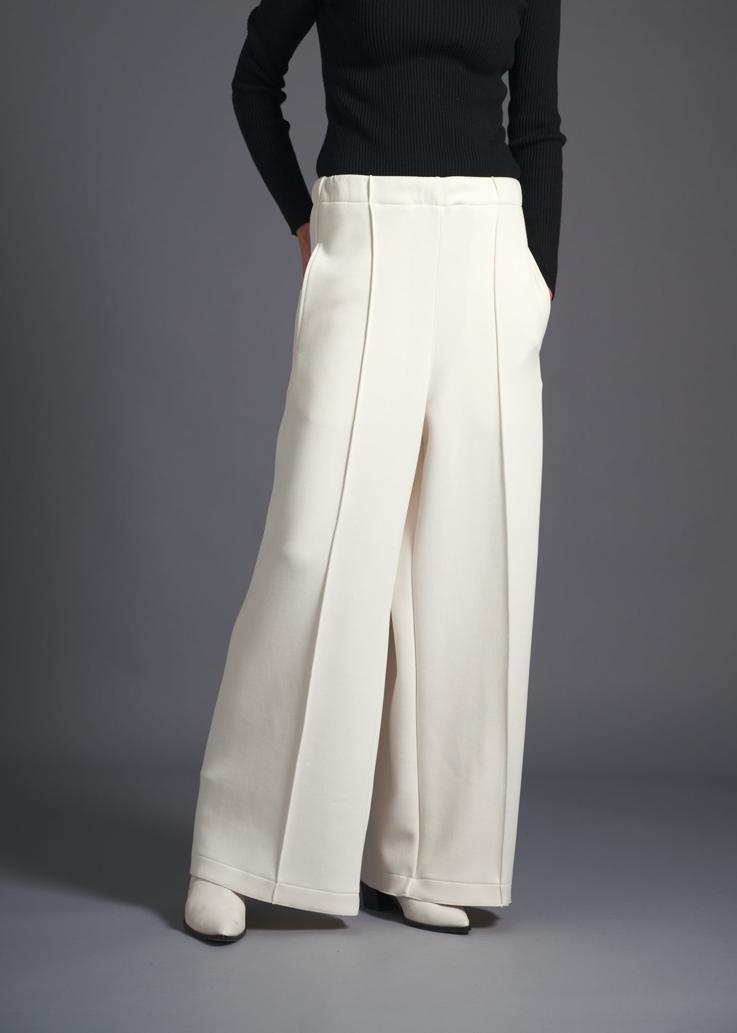 31 GENEVA WIDE LEG TROUSERS / AIRLY COCOON TWILL - C13