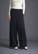Wide-leg trousers, navy, cogthebigsmoke, one size fits all, sustainable fashion, less is more, made in Japan, quiet luxury, minimalist