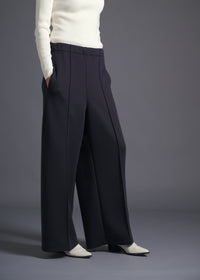 Wide-leg trousers, navy, cogthebigsmoke, one size fits all, sustainable fashion, less is more, made in Japan, quiet luxury, minimalist