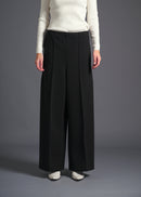 Wide-leg trousers, black, cogthebigsmoke, one size fits all, sustainable fashion, less is more, made in Japan, quiet luxury, minimalist