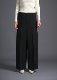 Wide-leg trousers, black, cogthebigsmoke, one size fits all, sustainable fashion, less is more, made in Japan, quiet luxury, minimalist