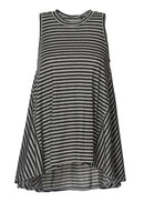 31 HIBA TOP / HALF MILAN STRIPY JERSEY - C12