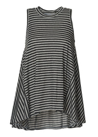 31 HIBA TOP / HALF MILAN STRIPY JERSEY - C12