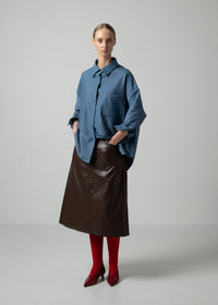 31 OAKLIE SHIRT / HYPER DENIM JERSEY LIGHT - C15