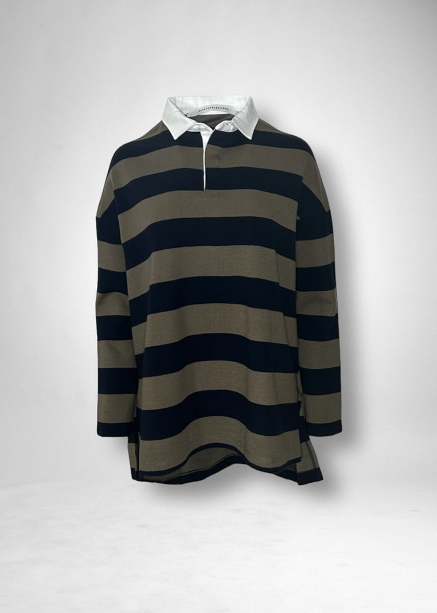 32 IVY RUGBY JERSEY / PONTE DI ROMA STRIPE - C11