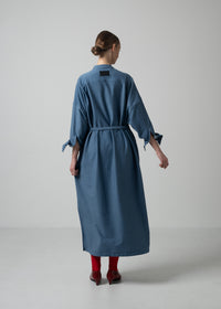 32 NELL DRESS / HYPER DENIM JERSEY LIGHT - C15